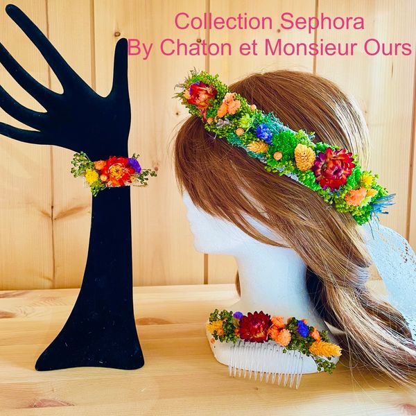 Accessoire cheveux en fleurs séchées pour Femme Accessoire cheveux en fleurs séchées pour Femme. couronne coiffure mariage - couronne pour cheveux mariage - couronne de cheveux mariage boheme - couronne fleurs mariage cheveux courts - couronne de fleurs cheveux coiffure mariage - accessoire mariage - accessoire mariage femme - accessoire mariage cheveux - mariage boheme - mariage boheme chic - mariage bohème champêtre couronne cheveux  couronne de cheveux accessoire naturel mariage