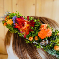 Accessoire cheveux en fleurs séchées pour Femme Accessoire cheveux en fleurs séchées pour Femme. couronne coiffure mariage - couronne pour cheveux mariage - couronne de cheveux mariage boheme - couronne fleurs mariage cheveux courts - couronne de fleurs cheveux coiffure mariage - accessoire mariage - accessoire mariage femme - accessoire mariage cheveux - mariage boheme - mariage boheme chic - mariage bohème champêtre couronne cheveux  couronne de cheveux accessoire naturel mariage