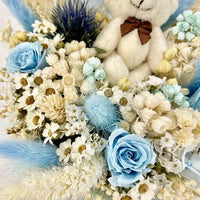 Une FLOWER BOX en cadeau de naissance, ou cadeau d'anniversaire, une idée originale et durable, un charmant cadeau pour la famille.