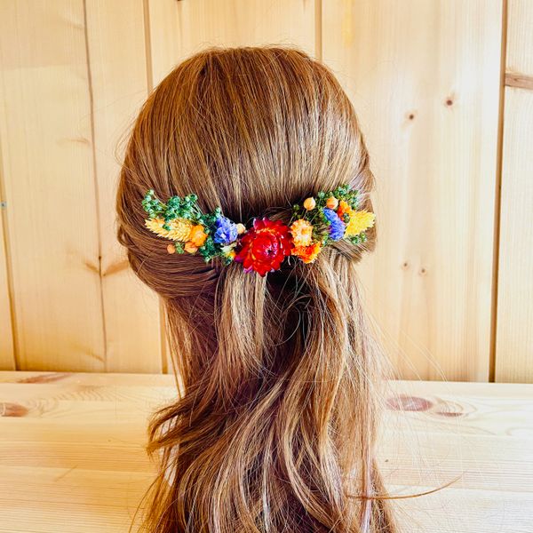 mariage boheme - accessoire mariage - accessoire mariage femme - accessoire mariage cheveux - mariage boheme champêtre - peigne fleurs séchées - accessoire cheveux mariage - peigne - mariage - peigne fleurs séchées - peigne cheveux