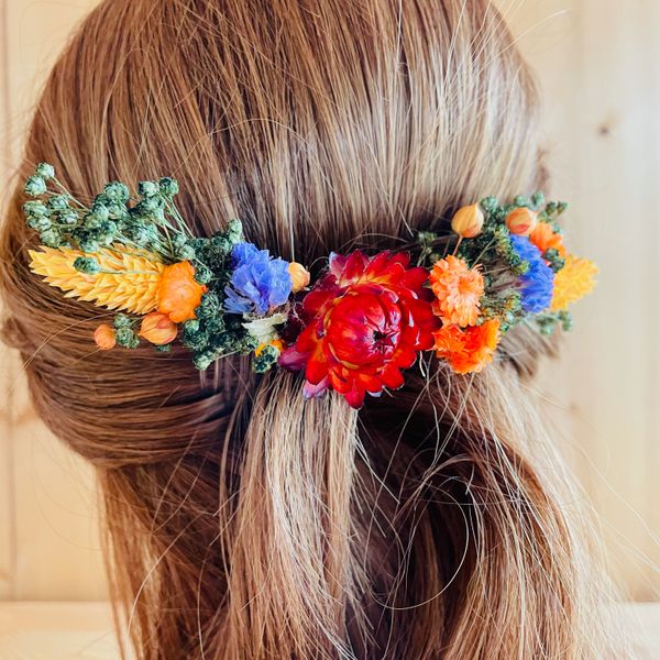 Accessoire cheveux rouge clearance mariage