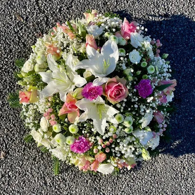 Coussins de Deuil en fleurs fraîches à partir