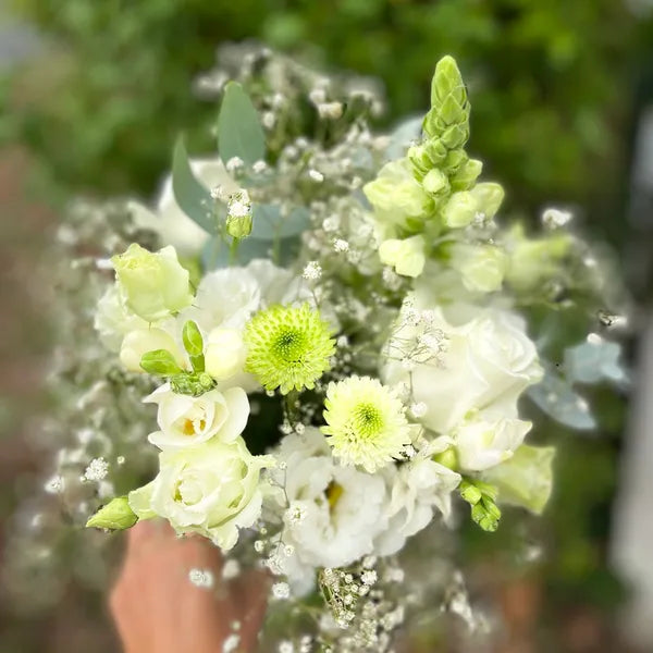 Bouquet de Mariée Blanc/vert