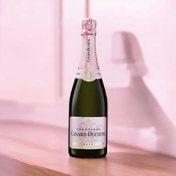 Bouteille de Champagne rosé