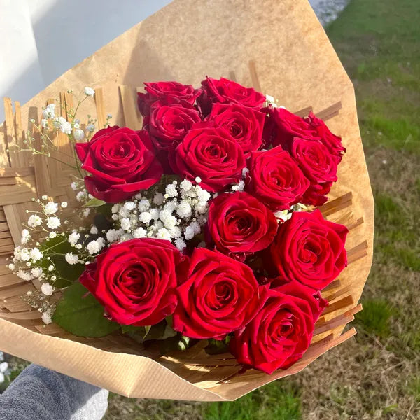 Bouquets de Roses Rouges, livraison de fleurs