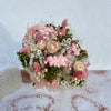 Bouquet bohème rose, bouquet fleurs séchées, fleurs séchées roses, chaton et monsieur ours, Biarritz, France