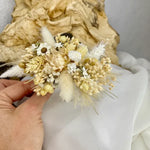 Bracelet Bohème Palm nuances de blanc beige - Accessoire mariage